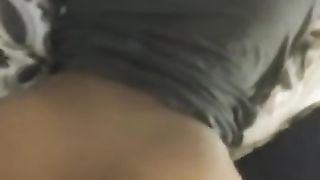 Ebony Takes Big Load while Playing Video Games