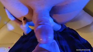 POV Blowjob and Facefuck Cum in Mouth