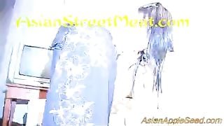 Fucked On The Sofa In White Underwear