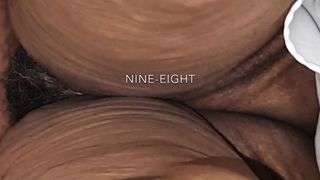 Ebony Grandmother Upskirt No Panties Hairy Pussy